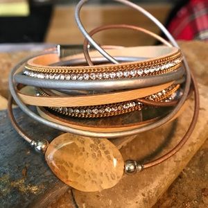 Handcrafted designer of leather bracelets!